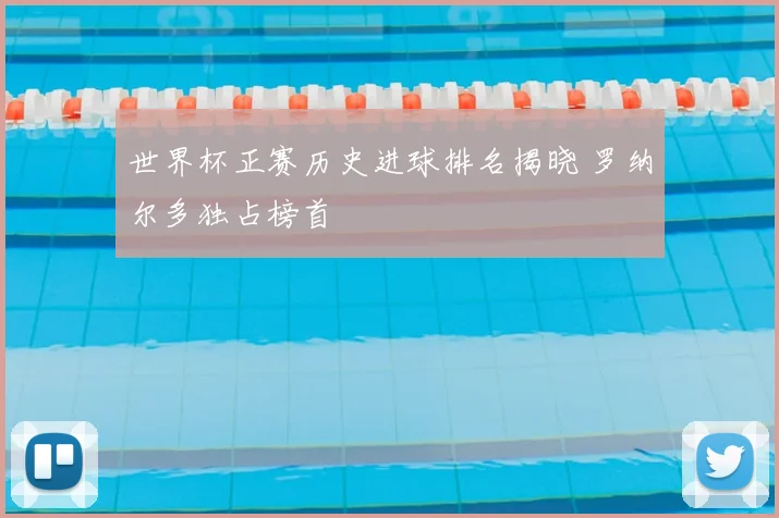 世界杯正赛历史进球排名揭晓 罗纳尔多独占榜首
